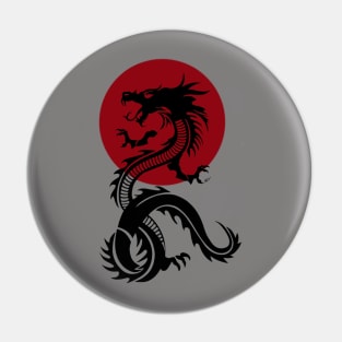 Black Dragon Rising Pin