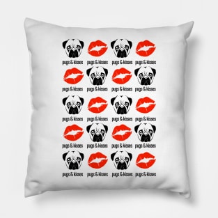 Pugs & Kisses Pillow