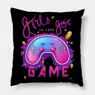 Girls Got Game Pillow