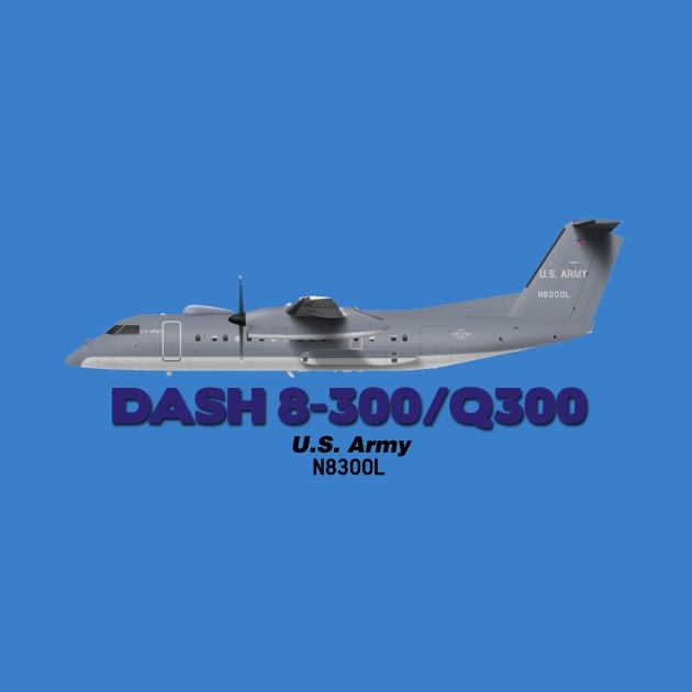 DeHavilland Canada Dash 8-300/Q300 - U,S, Army by TheArtofFlying