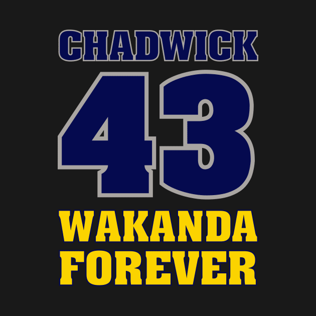 Best Player Chadwick 43 Wakanda Forever by gastaocared