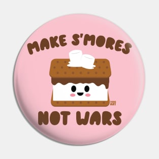 MAKE SMORES NOT WARS Pin