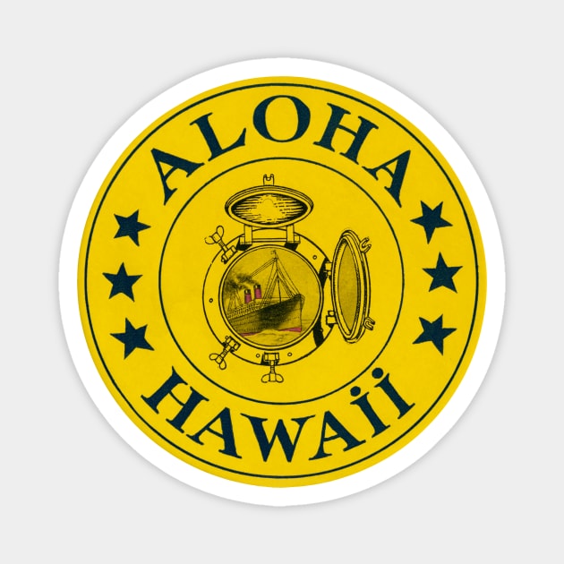 1920 Aloha Hawaii Magnet by historicimage