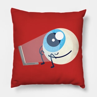 Cute eyeball character Pillow