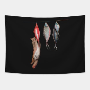 Fish catching Tapestry