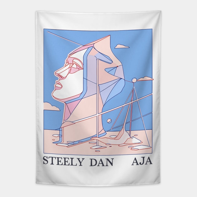 Steely Dan - Aja - Original Fan Art Tapestry by unknown_pleasures