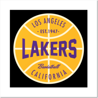 Vintage Los Angeles Lakers T-Shirt, NBA Los Angeles Lakers - Ink