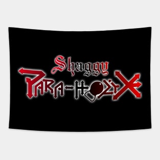 Para-holiX Red/Black Gradient (Shaggy) Tapestry