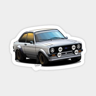 Ford Escort MK2 Rally - Illustration Magnet