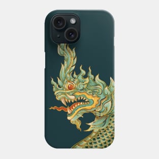 Thai art Naga head. Phone Case