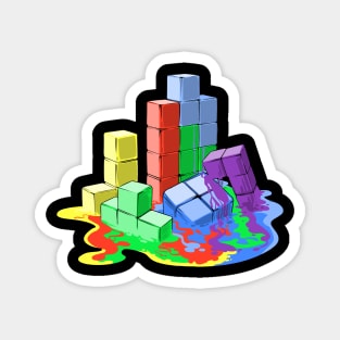 Melting Blocks Magnet