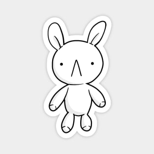 White Rabbit Doll Limited Meiruko Magnet