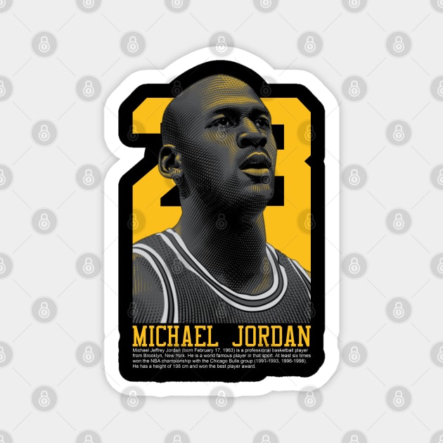 Michael Jordan 23 Magnet by Arrow