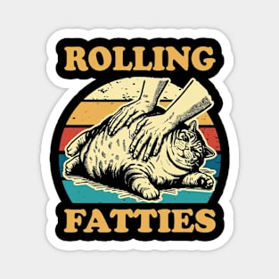 Rolling Fatties Retro Magnet