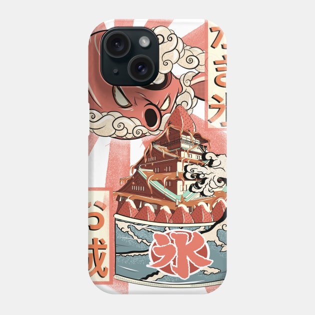 Japanese ice cream and radiant teapot Phone Case by Ukiyograph