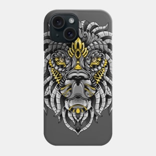 ornamental lion Phone Case