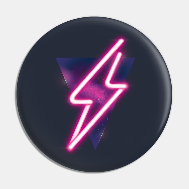 A Bolt of Neon Pin by linesonstuff