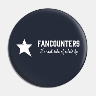 Fan counters White Logo Pin