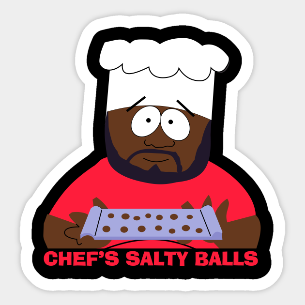 Chef's Chocolate Salty Balls - Chef Chocolate Salty Balls - Sticker