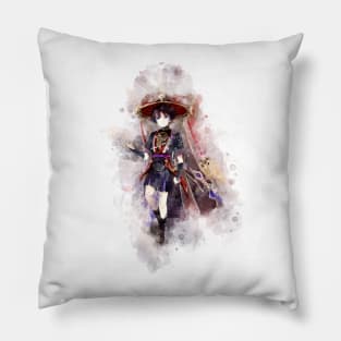 Genshin Impact - Scaramouche *watercolor* Pillow