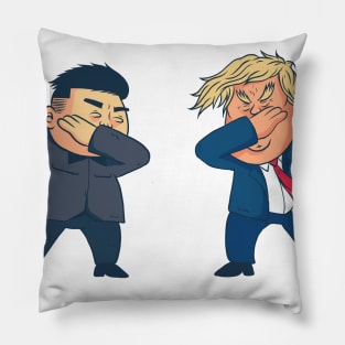 Witziges trump und kim jong-un peace shirt Pillow