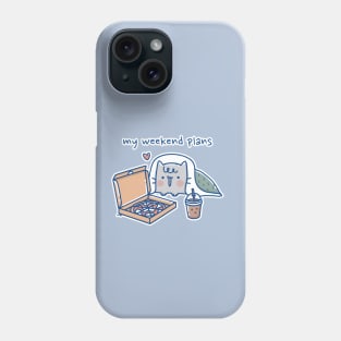 my weekend plans Phone Case