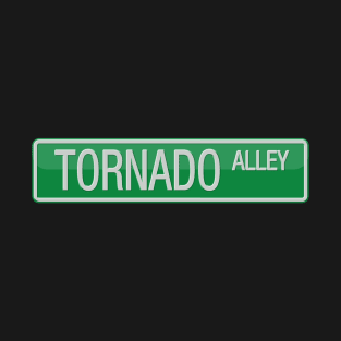 Tornado Alley Street Sign T-shirt T-Shirt