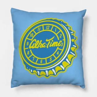 Vintage Alka Time Soda Bottlecap Pillow