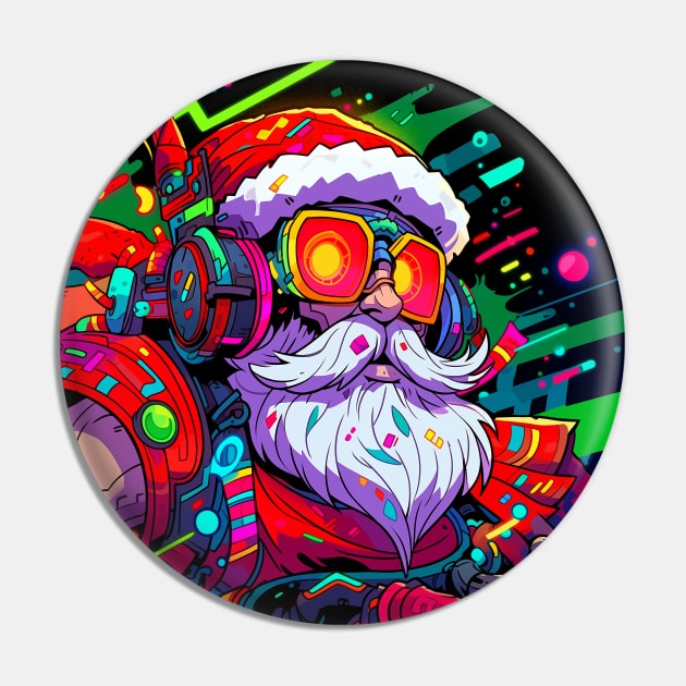 Santa Claus & Cyberpunk 8 Pin by saveasART