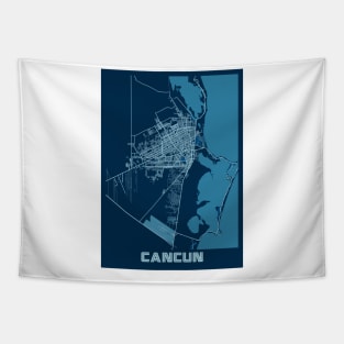 Cancun - Mexico Peace City Map Tapestry