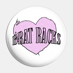 Heart Brat Racks Pin