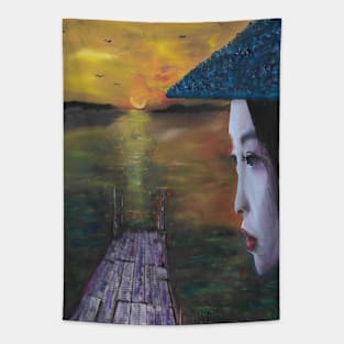 Geisha dream Tapestry