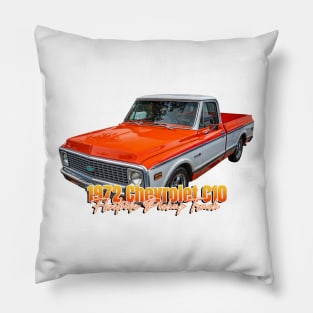 1972 Chevrolet C10 Fleetside Pickup Truck Pillow