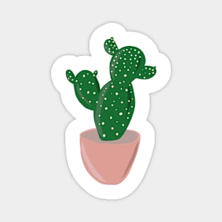 Angel Wing Cactus Magnet