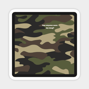 Camo coffee or tea mug - green Magnet