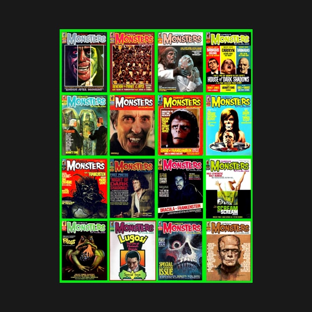 Famous Monsters Collage Series 5 by Starbase79