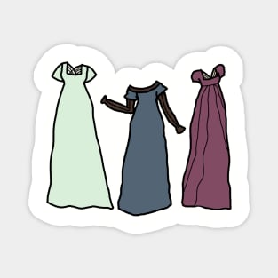 Regency Day Dress Trio Magnet