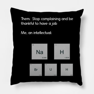 Periodically | Work Sucks Pillow