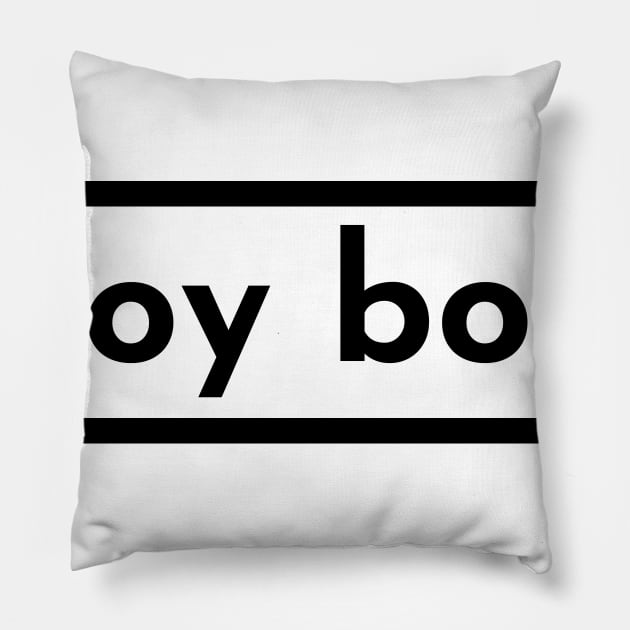 soy boy Pillow by banditotees