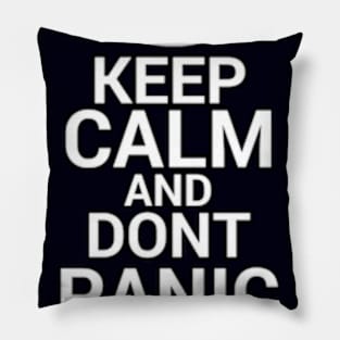 keep calm and dont panic stay safe Pillow