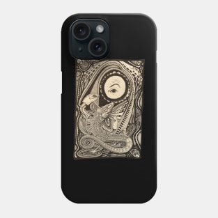 Abstract Lizard Puppeteer Phone Case