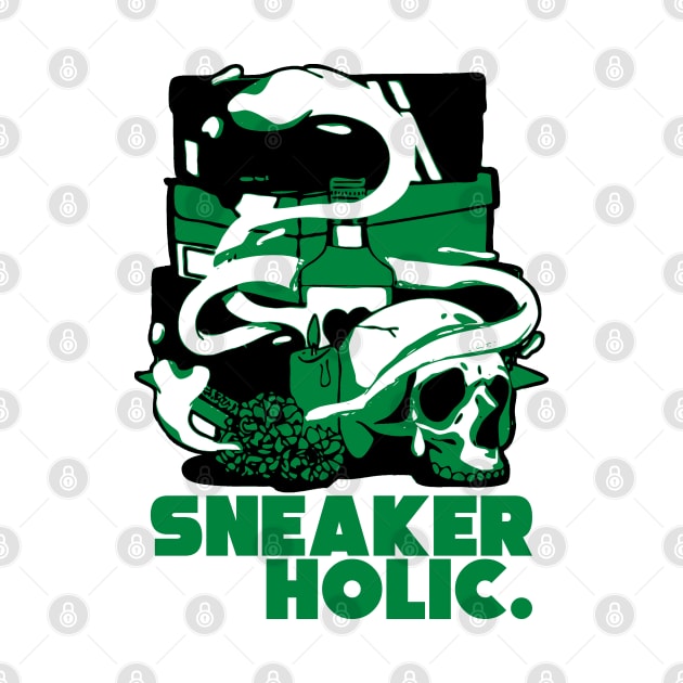 Sneaker Holic Lucky Green Retro by funandgames