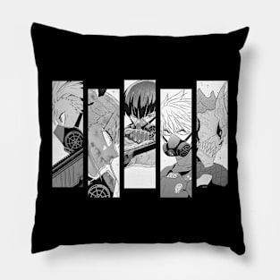 The all heroes of kaiju no 8 Pillow