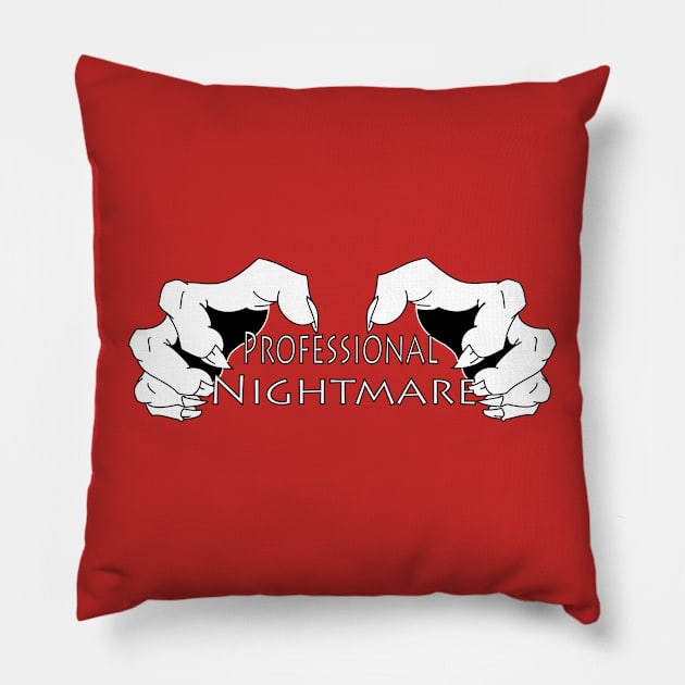 Professional Nightmare Pillow by Flavie Kertzmann