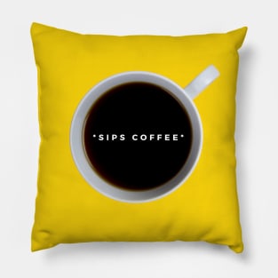 Sips Coffee Pillow