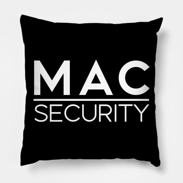 MAC Security Plain Pillow by AbigailDavies