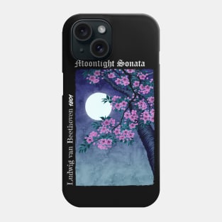 Moonlight Sonata - Black Phone Case