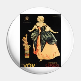 VOV 1900 Pezziol Padova Vintage Italian Liquor Alcohol Advertisement by Giuseppe Cappadonia Pin