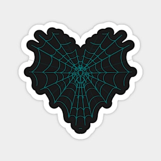 Spider Web Heart V21 Magnet