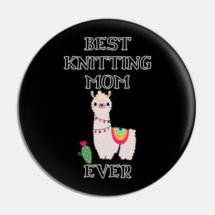 Best Knitting Mom Ever Pin